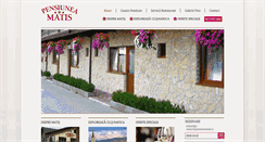 Desktop Screenshot of pensiuneamatis.ro